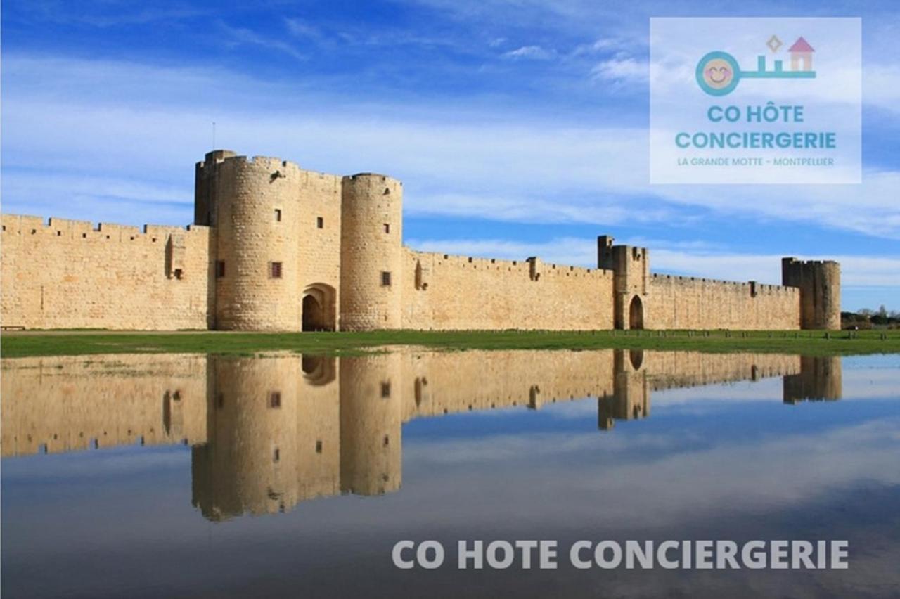 Corail Studio - 2Min Plage Centre Ville - Clim - Wifi - Parking Prive - Ideal Famille - La Grande Motte מראה חיצוני תמונה