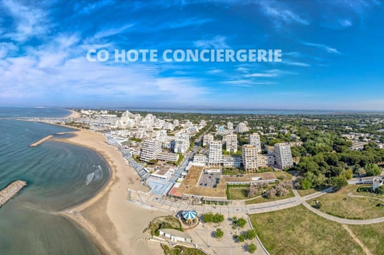 Corail Studio - 2Min Plage Centre Ville - Clim - Wifi - Parking Prive - Ideal Famille - La Grande Motte מראה חיצוני תמונה